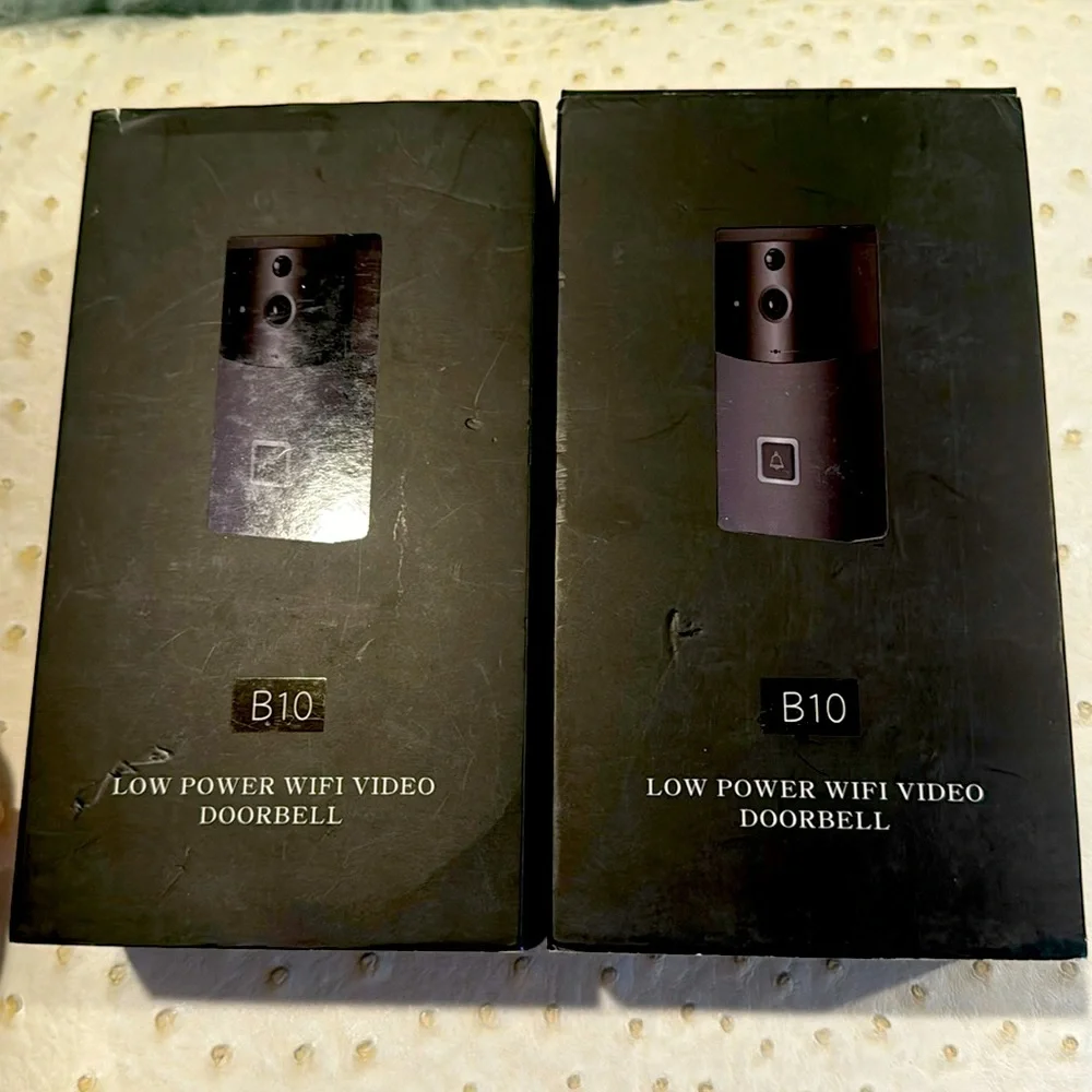 2 Doorbell B10 low power WIFI VIDEO New!